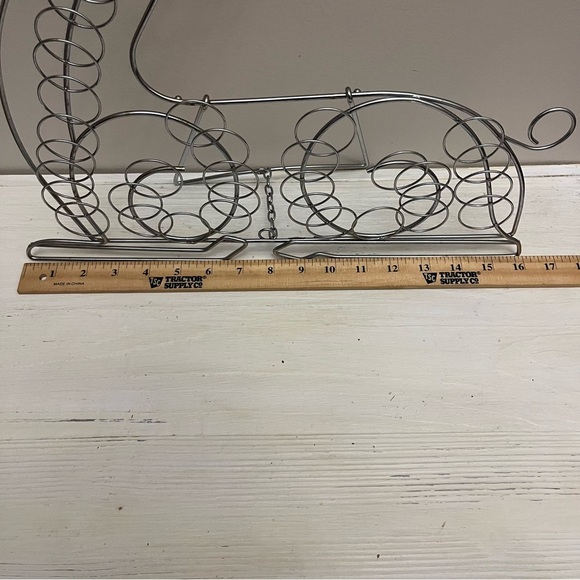 International Silver Co. Wire Christmas Card Holder In Reindeer Shape 18 x 16.5 - Picture 10 of 11